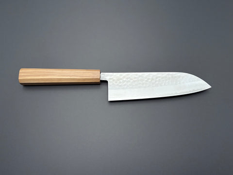 Masutani Hamono VG10 Kokuryu Tsuchime Santoku