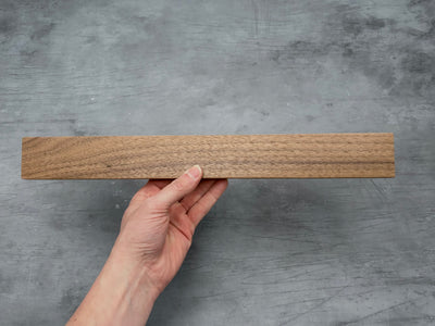 Walnut knife rack