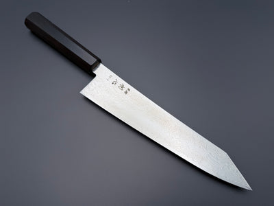 Hatsukokoro Ryuhyo SG2 Mirror Damascus Kiritsuke Gyuto 240mm