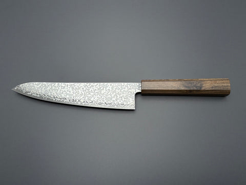 Hatsukokoro Hikari SLD Kurozome Damascus Gyuto 195mm