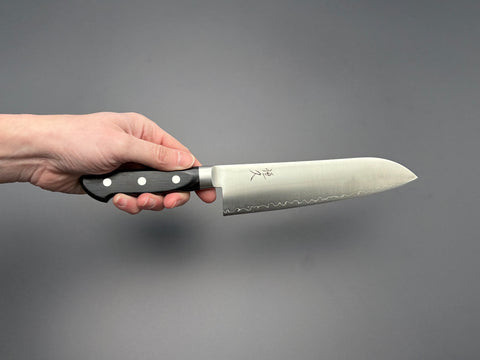 Tsunehisa 440C Migaki Santoku