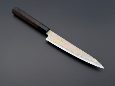 Hatsukokoro Hinotori V-Toku2 Rainbow Damascus Petty 150mm