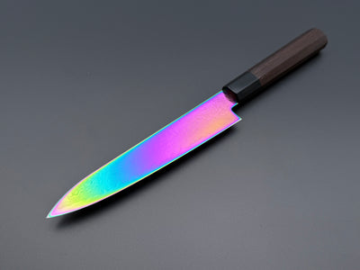 Hatsukokoro Ryuhyo SG2 Rainbow Damascus Petty 150mm