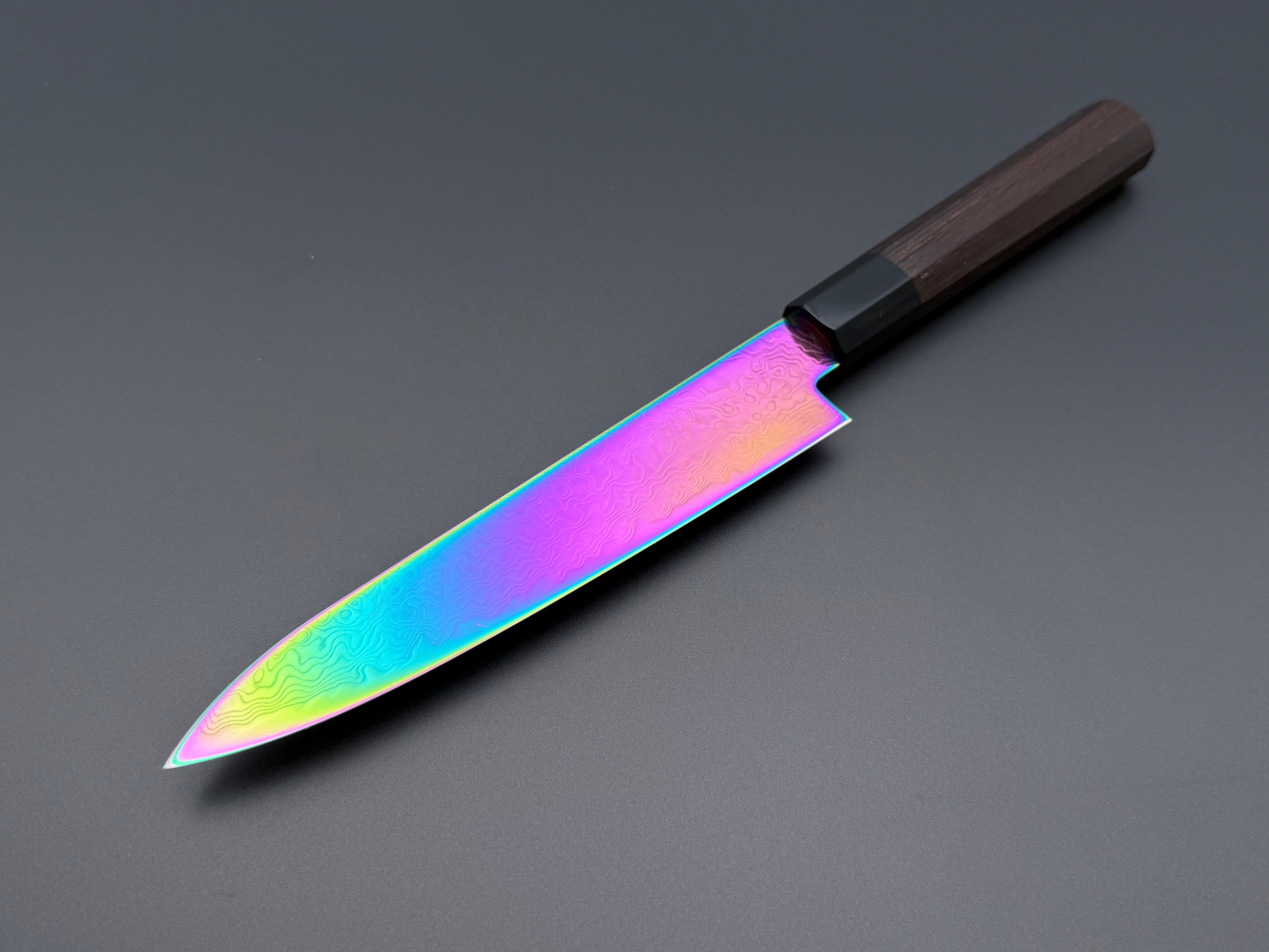 Hatsukokoro Ryuhyo SG2 Rainbow Damascus Petty 150mm