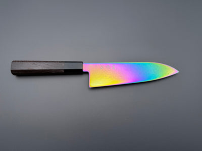 Hatsukokoro Ryuhyo SG2 Rainbow Damascus Santoku