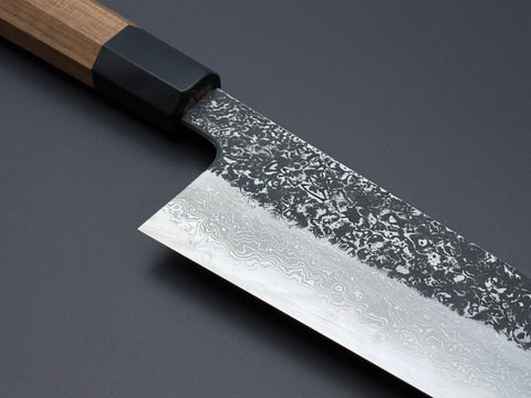 Masuda Yoshihide Blue #1 Kurouchi Damascus Gyuto 240mm