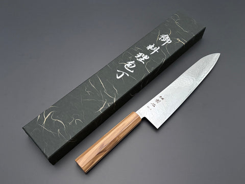 Hatsukokoro Ryuhyo SG2 Mirror Damascus Gyuto 240mm