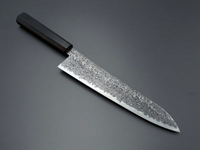 Hatsukokoro Ryuhyo SG2 Damascus Gyuto 240mm