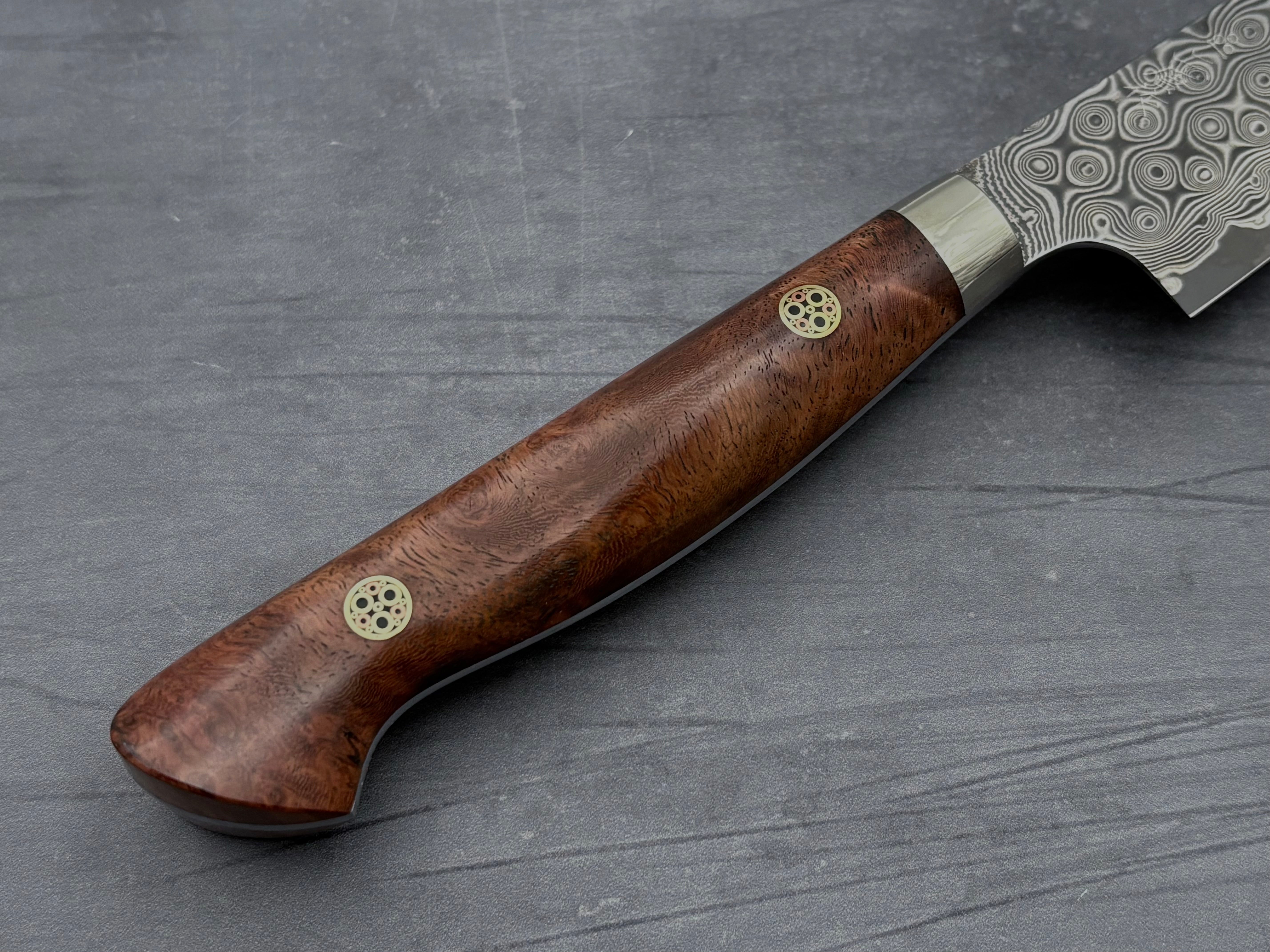 Nigara Hamono SG2 Damascus Kiritsuke Petty 150mm