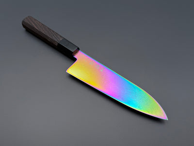 Hatsukokoro Ryuhyo SG2 Rainbow Damascus Santoku
