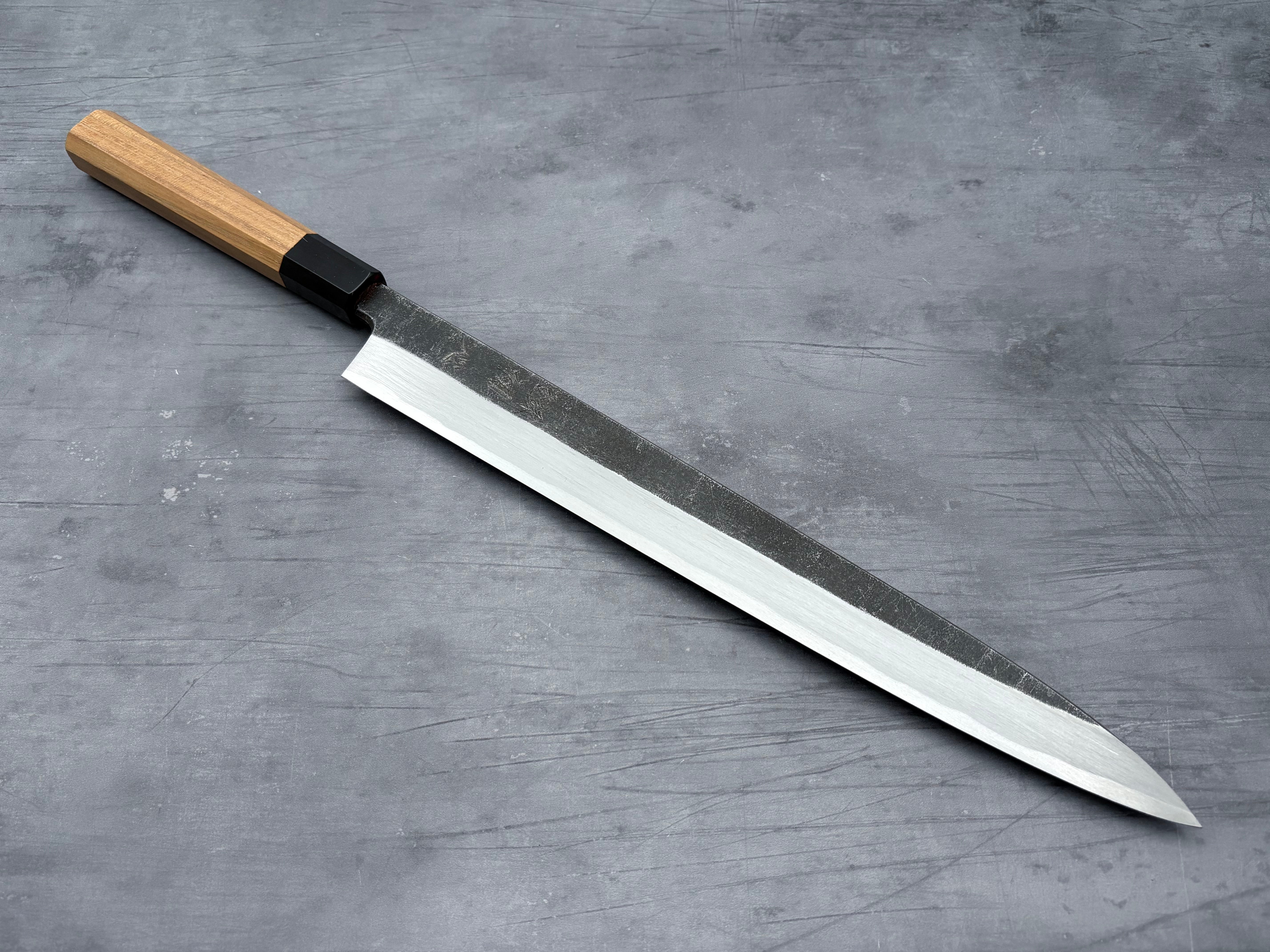 Hatsukokoro Blue #2 Kurouchi Yanagiba 330mm