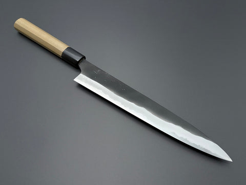 Naoki Mazaki White #2 Kurouchi Sujihiki 240mm