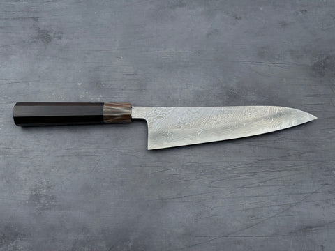 Masuda Yoshihide White #1 Twisted Damascus Gyuto 240mm