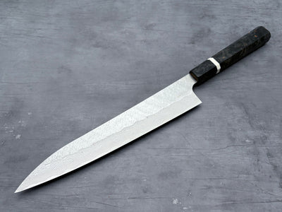 Nigara Hamono SG STRIX Damascus Sujihiki 270mm