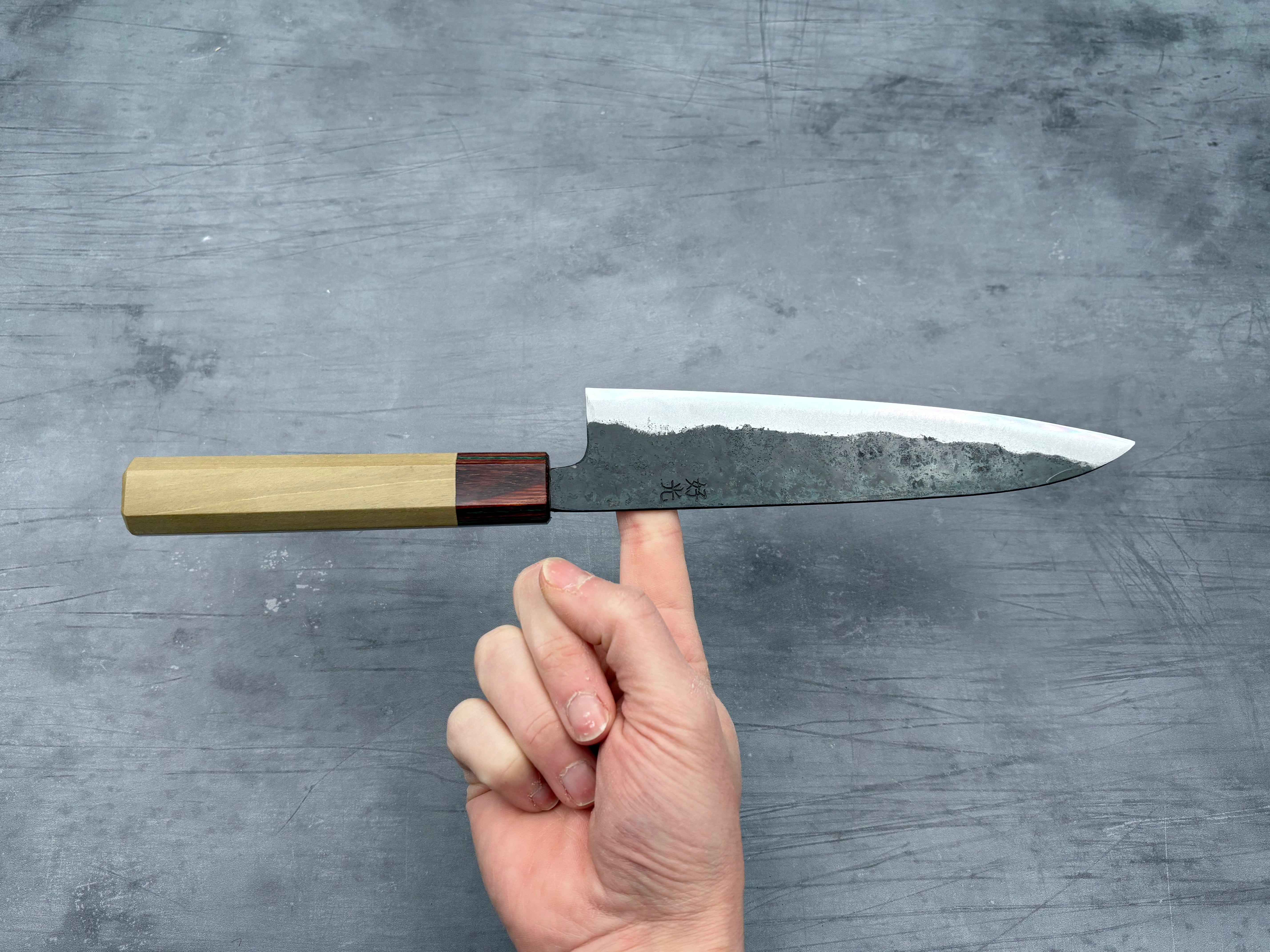 Yosimitu Kajiya Shirogami #2 Gyuto 180mm