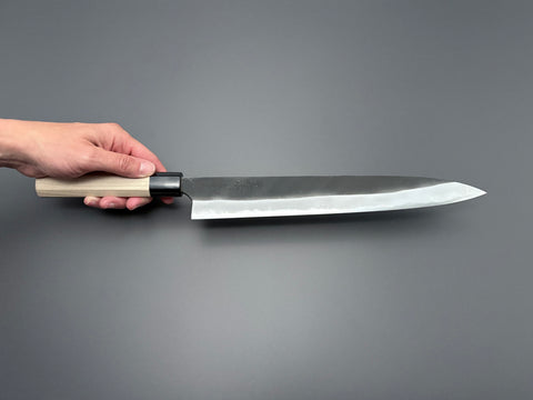 Naoki Mazaki White #2 Kurouchi Sujihiki 300mm