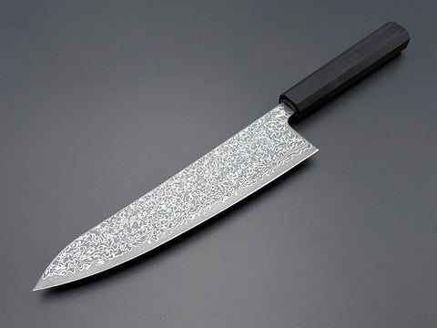 Hatsukokoro Hikari SLD Kurozome Damascus Gyuto 210mm