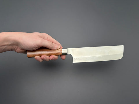 Katsuyasu Kamo VG10 Damascus Nakiri