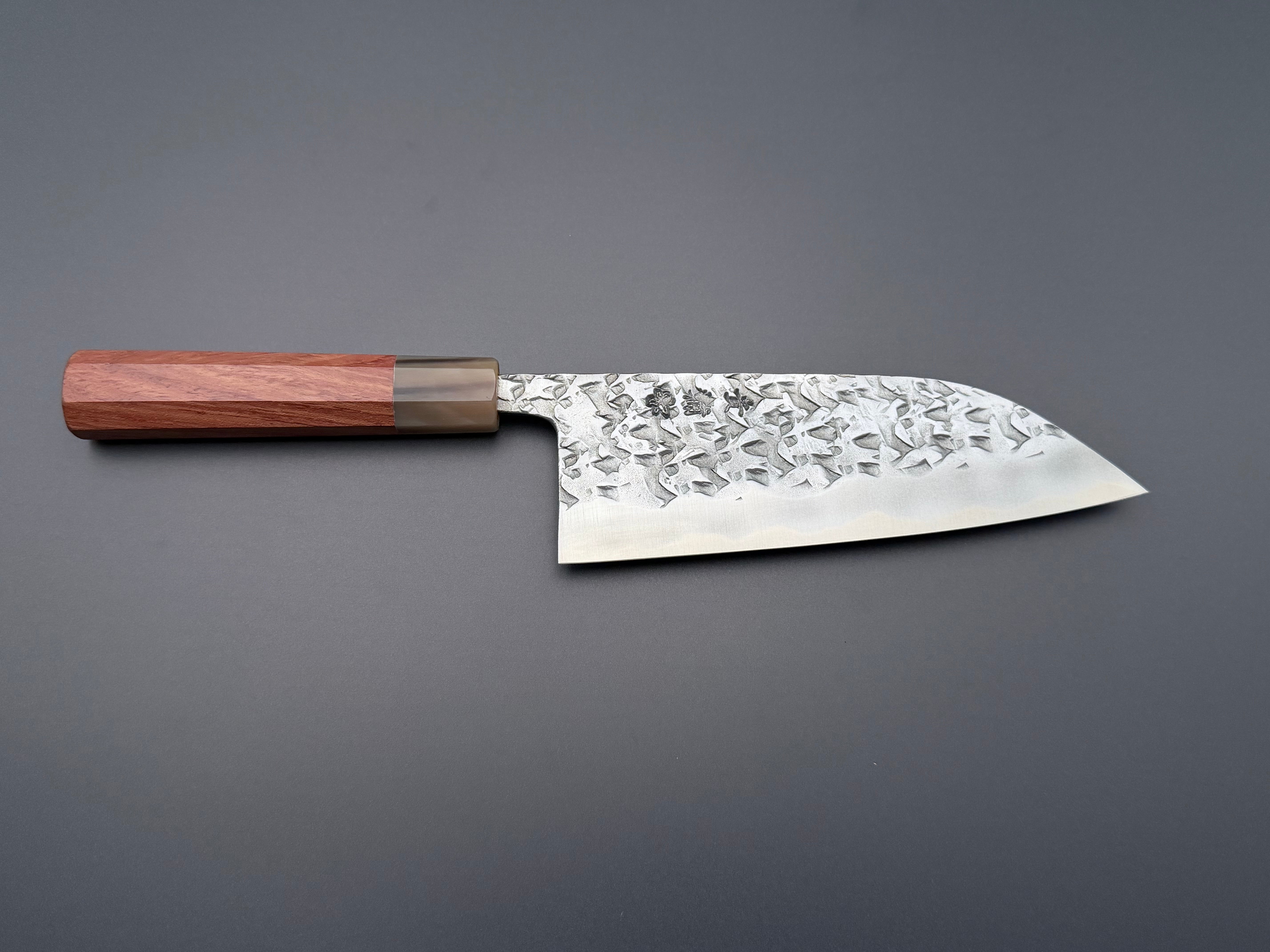 Kisuke Manaka Blue #2 Tsuchime Migaki Santoku