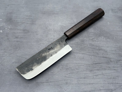 Hatsukokoro Kurogane Blue #2 Nakiri 120mm