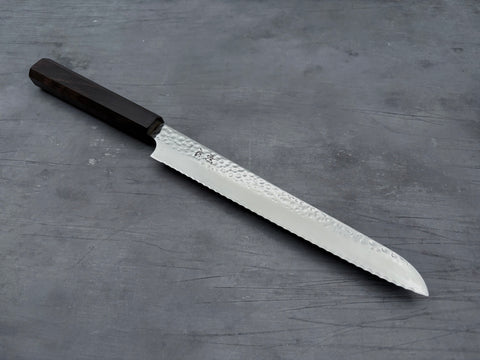 Hatsukokoro Hayabusa VG10 Tsuchime Bread Knife 210mm