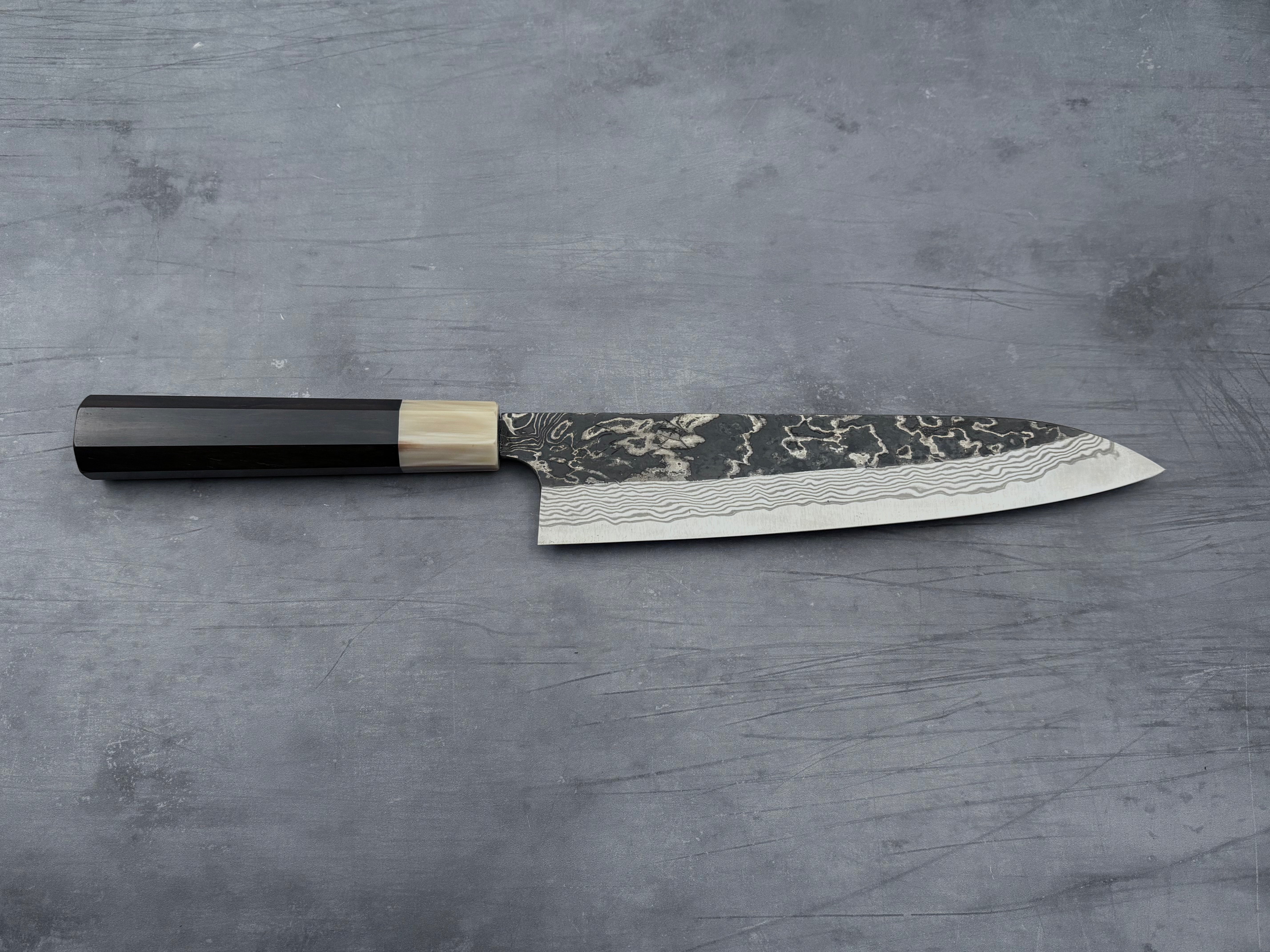 Hatsukokoro SLD Kurouchi Blast Gyuto 240mm