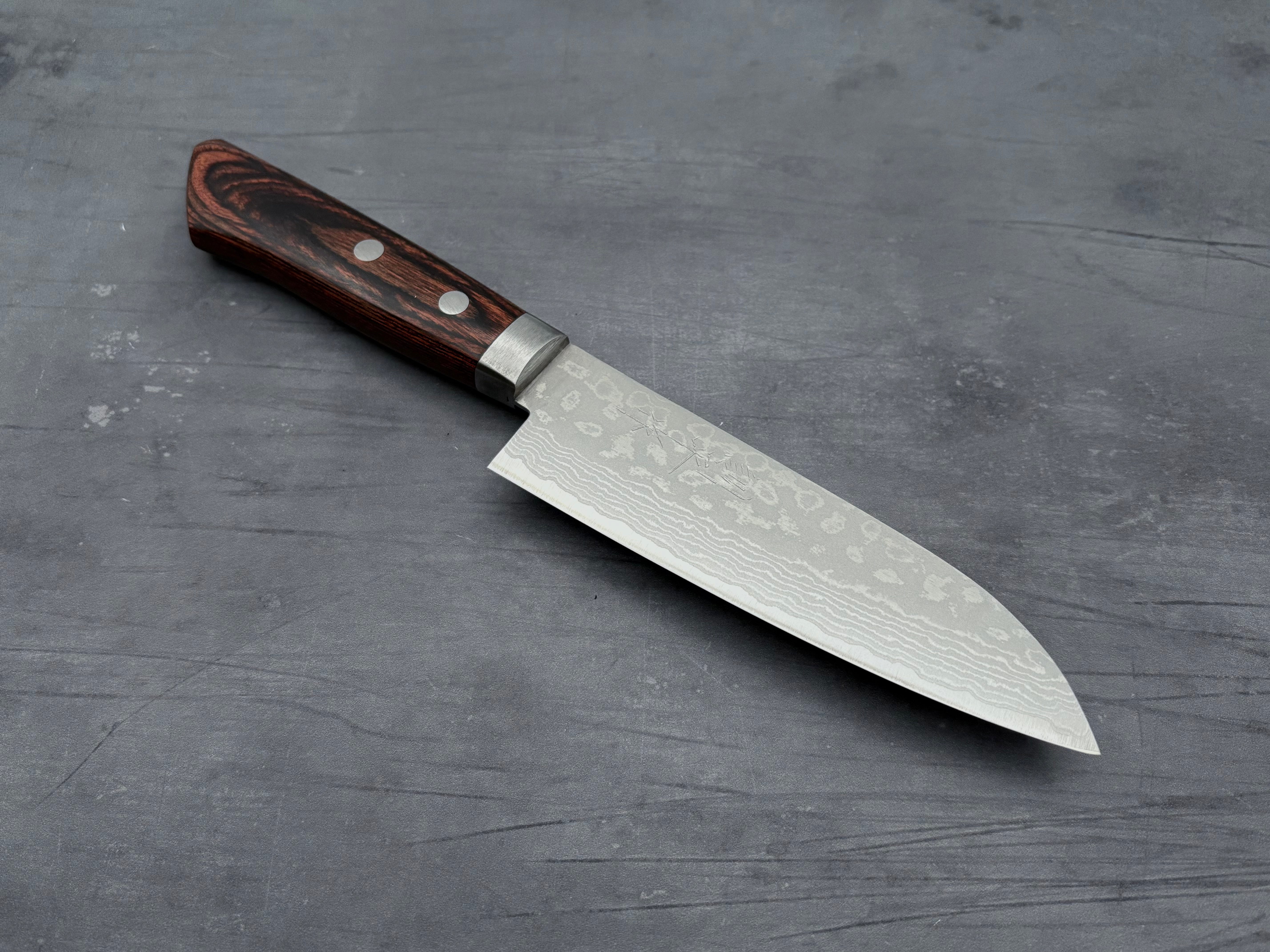 Masutani Hamono V10 Damascus Ko-Santoku