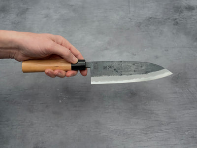 Yukihiro Sakai Hinokuni White #1 Santoku
