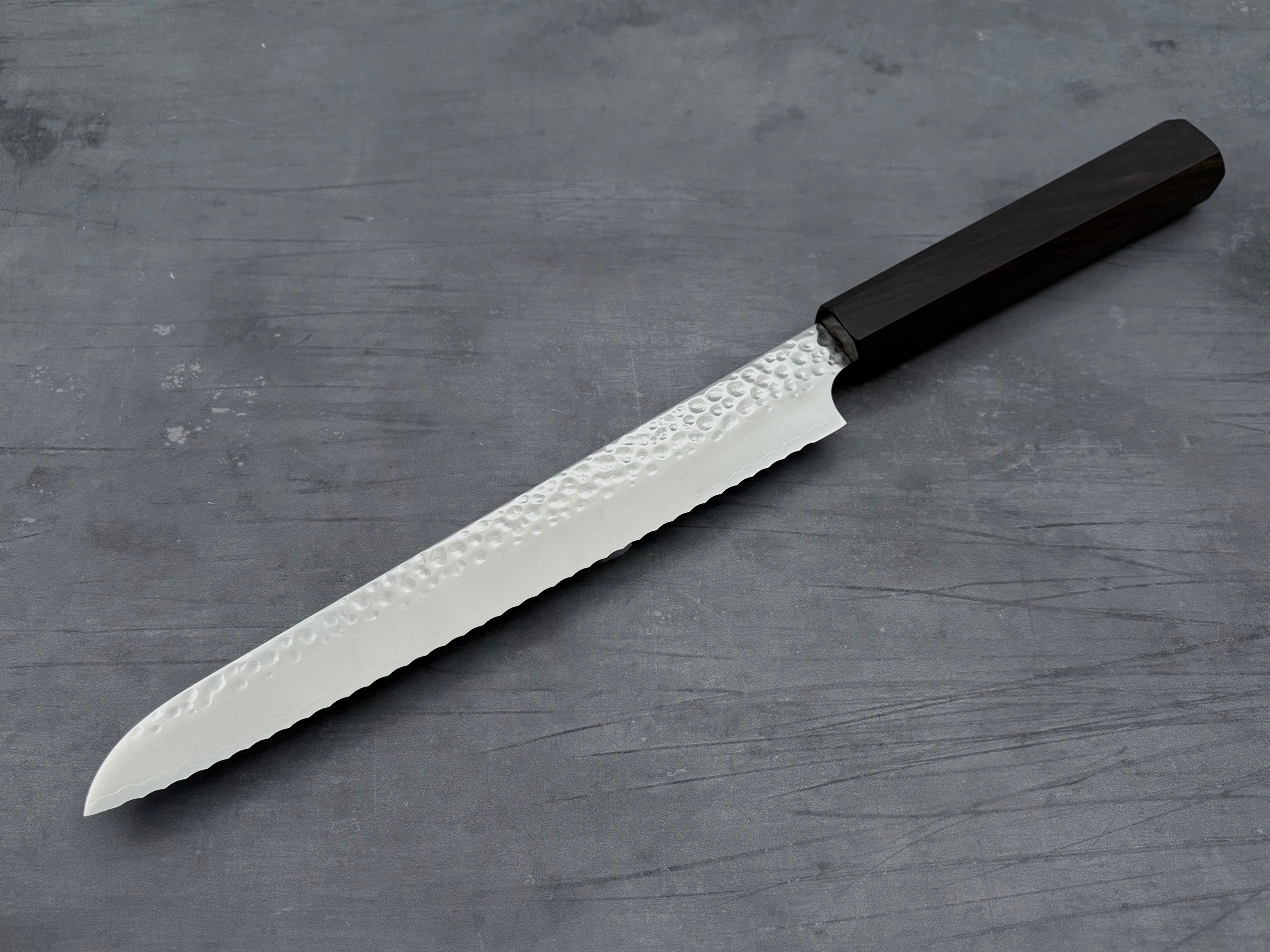 Hatsukokoro Hayabusa VG10 Tsuchime Bread Knife 210mm