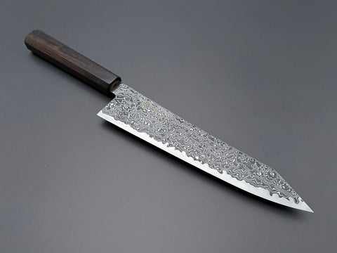 Hatsukokoro Ryuhyo SG2 Damascus Kiritsuke Gyuto 210mm