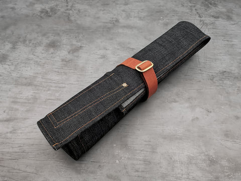 Kaneshige Denim Knife Roll