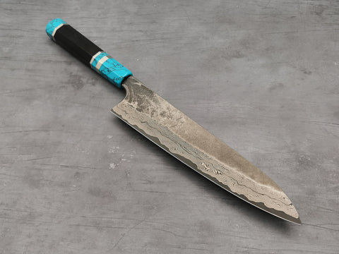 Nigara Hamono Silver 3 Damascus Gyuto 240mm