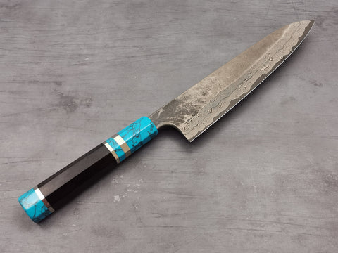 Nigara Hamono Silver 3 Damascus Gyuto 240mm