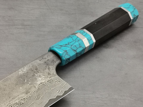 Nigara Hamono Silver 3 Damascus Gyuto 240mm