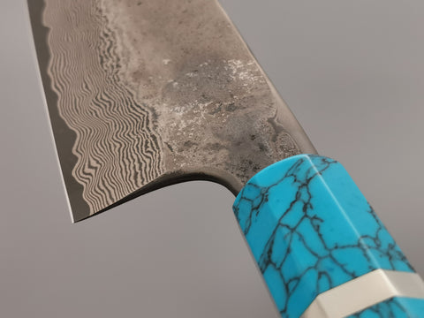 Nigara Hamono Silver 3 Damascus Gyuto 240mm