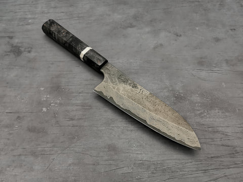 Nigara Hamono Silver 3 Damascus Santoku