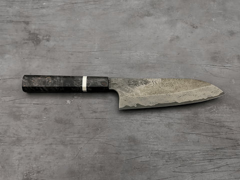 Nigara Hamono Silver 3 Damascus Santoku