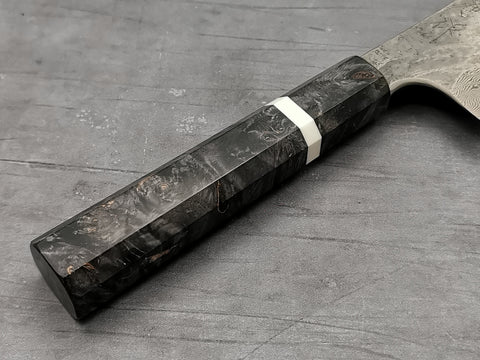 Nigara Hamono Silver 3 Damascus Santoku