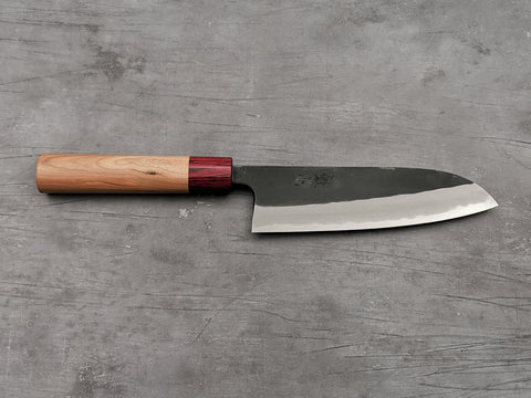 Nakamura Hamono Kaishin Blue #2 Kurouchi Santoku