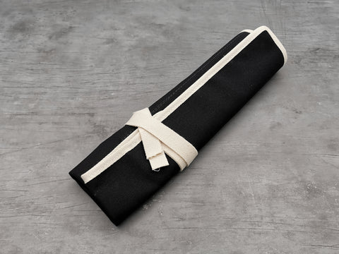 Canvas chef's knife roll