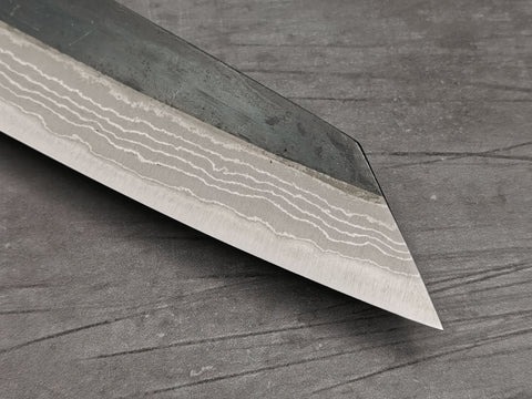 Muneishi Aogami Damascus Kiritsuke Gyuto 210mm