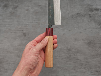 Muneishi Aogami Damascus Kiritsuke Gyuto 210mm