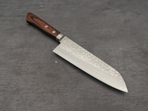 Masutani Hamono V10 Damascus Santoku