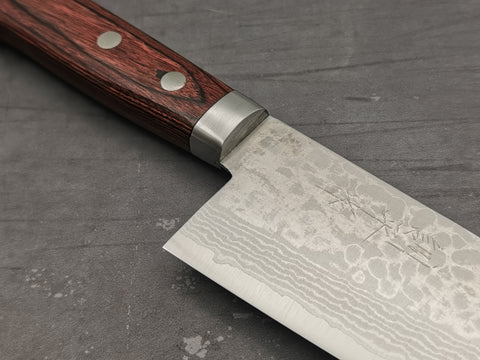 Masutani Hamono V10 Damascus Santoku