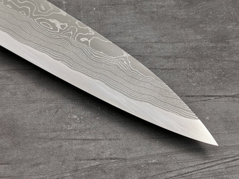 Nigara Hamono Blue #2 Twisted Damascus Yanagiba 300mm