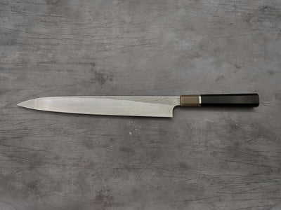 Nigara Hamono Blue #2 Twisted Damascus Yanagiba 300mm