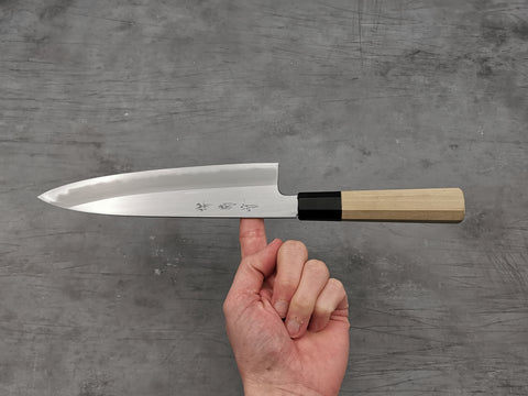 Sakai Kikumori Blue #2 Migaki Gyuto 210mm