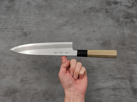 Sakai Kikumori Blue #2 Migaki Gyuto 240mm