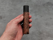 Old growth redwood lace and black horn handle from @Letshandlethis