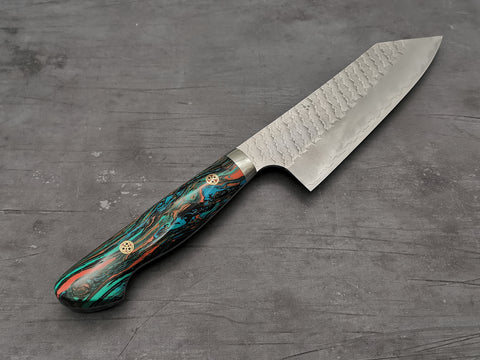 Nigara Hamono SG2 Tsuchime Bunka with Turquoise Handle